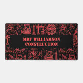 brique rouge moderne architecture Plan directeur (Recto)