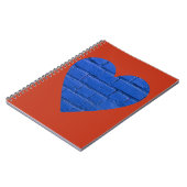 Briques bleues sur le Carnet de Red Heart (Côté gauche)