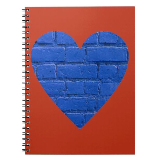 Briques bleues sur le Carnet de Red Heart (Devant)