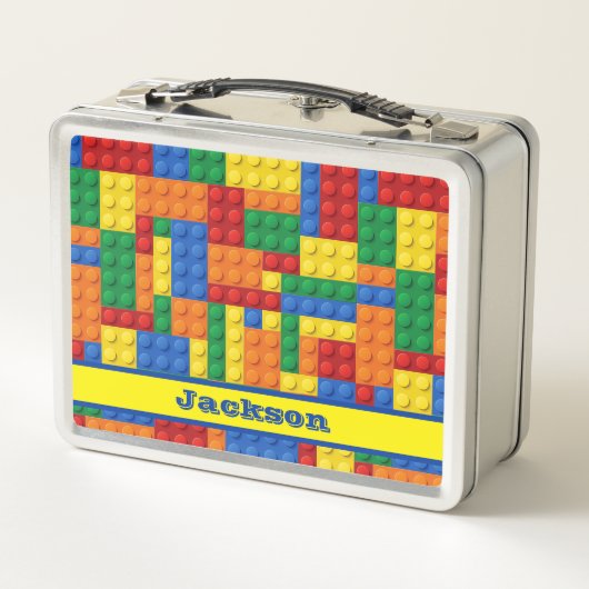 Briques colorées Blocs de construction | Lunchbox  (Dos)