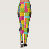 briques de construction rose leggings (Dos)