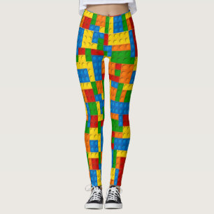 briques en plastique coloré leggings