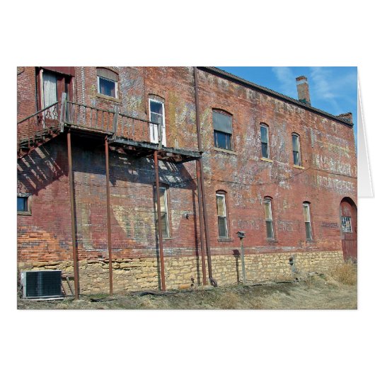 Briques et ancienne peinture (Devant horizontal)