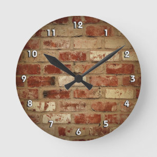 Briques : Horloge murale de temps de Doin