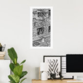 Briques - Poster (Bureau à domicile)
