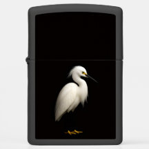 Briquet Zippo avec élégante Aigrette neigeuse