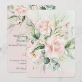 Bris Brit Milah Jewish Baby Boy Naming Invitation (Devant / Derrière)