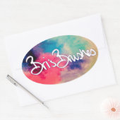 Bri's Brushes sticker (Envelop)