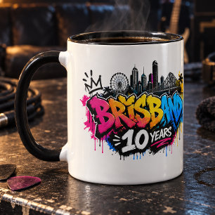 Brisbane 10 jaar mok
