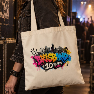 Brisbane 10 jaar tote bag