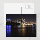 Brisbane à la carte postale de nuit (Devant / Derrière)