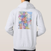 Brisbane Australia City Map Hoodie (Achterkant)
