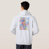 Brisbane Australia City Map Hoodie (Achterkant volledig)
