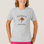 Brisbane Australia Kangaroo 5 T-shirt (Voorkant)