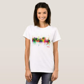 Brisbane Australia Skyline T-shirt (Voorkant volledig)