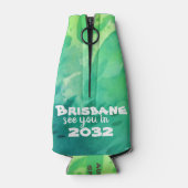 Brisbane Australië, 2032, Kangoeroe, Aussie Spirit Flesjeskoeler (Achterkant)