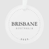 Brisbane Australie Simple Voyage international (devant)