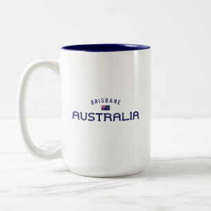 Brisbane Australië Tweekleurige Koffiemok