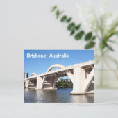 Brisbane, Australië: William Jolly Bridge Feestdagenkaart (Staand voorkant)