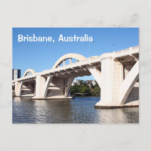 Brisbane, Australië: William Jolly Bridge Feestdagenkaart (Voorkant)