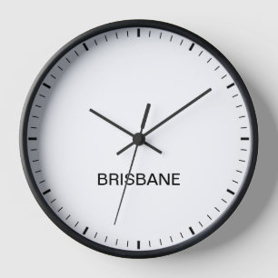 Brisbane Australische tijdzone Newsroom Style Cloc