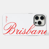 Brisbane - beau Étui pour iPhone (Verso Horizontal)