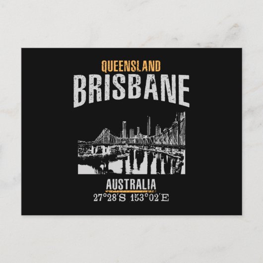 Brisbane Briefkaart (Voorkant)