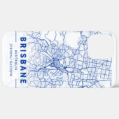 Brisbane City Map Blue Tint Case-Mate iPhone Case (Achterkant (horizontaal))