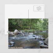 Brisbane Creek Australia Briefkaart (Voorkant / Achterkant)