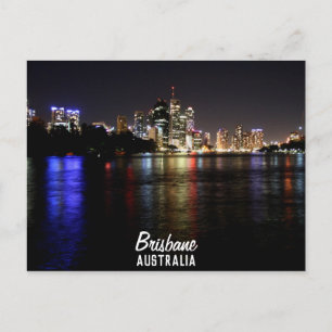 Brisbane in het Briefkaart Night