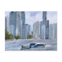 BRISBANE, QLD, AUSTRALIË, BRIEFKAART