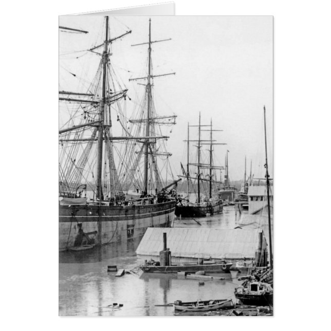 Brisbane : quai Eagle Street 1893 (Devant)