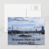 Brisbane Queensland Briefkaart (Voorkant / Achterkant)