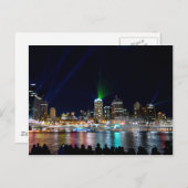 Brisbane skyline briefkaart (Voorkant / Achterkant)