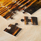 Brisbane stadslichten 's nachts legpuzzel (Zijkant)