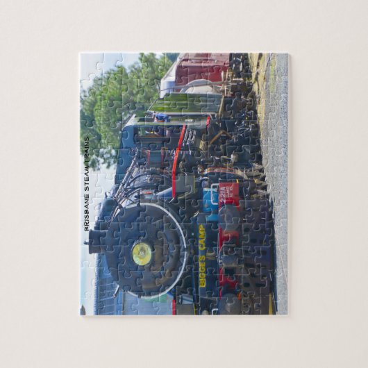 Brisbane stoomtreinen legpuzzel (Verticaal)