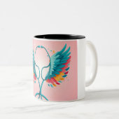 Brise de coeur : Mug de stéthoscope (Devant droit)