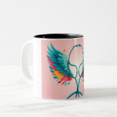 Brise de coeur : Mug de stéthoscope (Devant gauche)