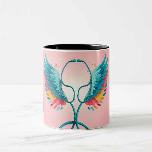 Brise de coeur : Mug de stéthoscope (Centre)
