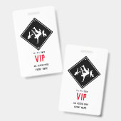 Brise Spot VIP Tous Accès Badge (Avant & arrière)