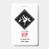 Brise Spot VIP Tous Accès Badge (Arrière)