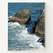 Briser des vagues sur le Carnet photo Rocky Coastl (Dos)