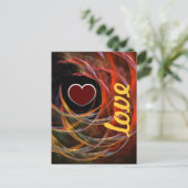 Briser la carte postale Circle Love (Debout devant)