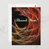 Briser la carte postale Merci Cercle (Devant / Derrière)