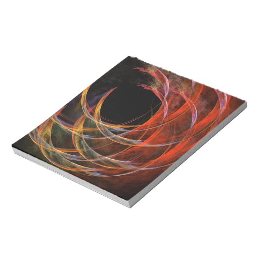 Briser le bloc-notes d'art Abstrait du cercle (Tourné)