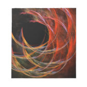 Briser le bloc-notes d'art Abstrait du cercle (Devant)