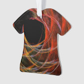 Briser le cercle Abstrait Art Acrylique chemise (devant)