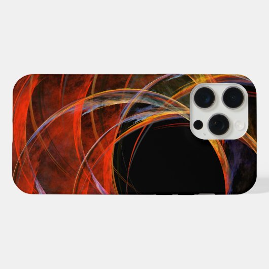 Briser le Cercle Vortex de Feu Art Abstrait (Verso Horizontal)