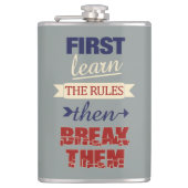 Briser le flacon personnalisé Règles (Devant)