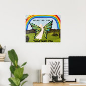 BRISER LES CRAVATES QUI VOUS LIENT POSTER (Bureau à domicile)